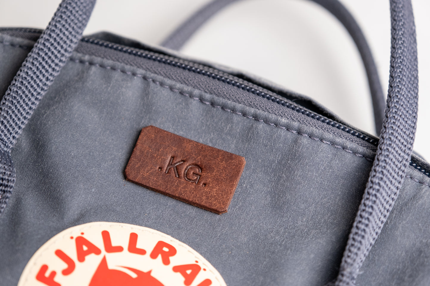 Personalised leather tag