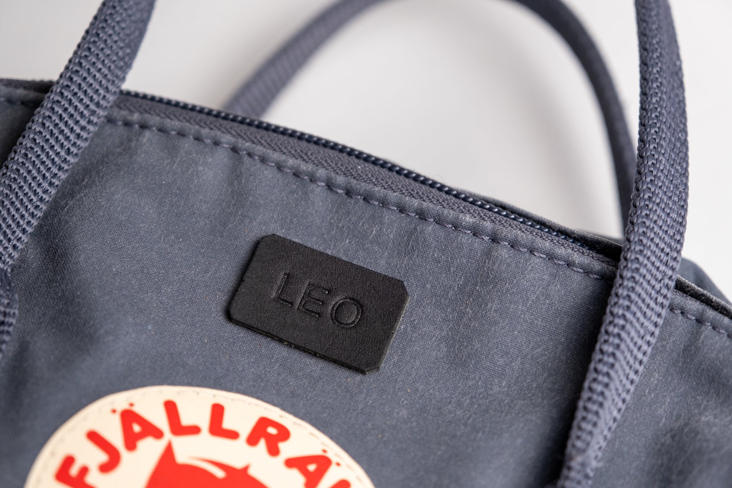 Personalised leather tag