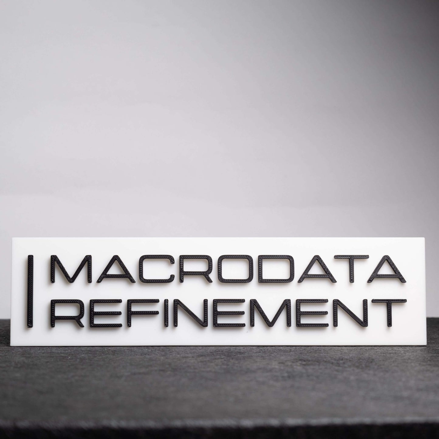 Macrodata Refinement Wall Sign – Severance TV Show – Lumon Industries Inspired 3D Printed Decor