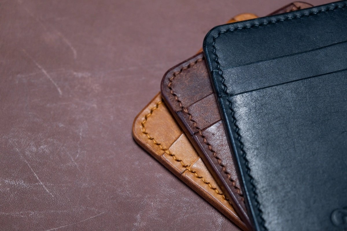 Leather Card Holder Wallet - No2 - GRHandcraft