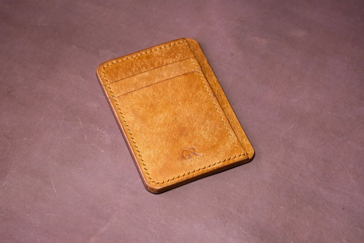 Leather Card Holder Wallet - No2 - GRHandcraft