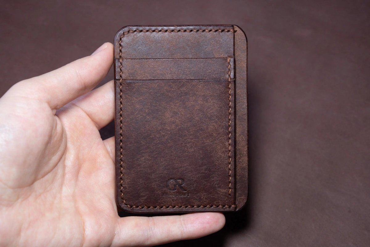 Leather Card Holder Wallet - No2 - GRHandcraft