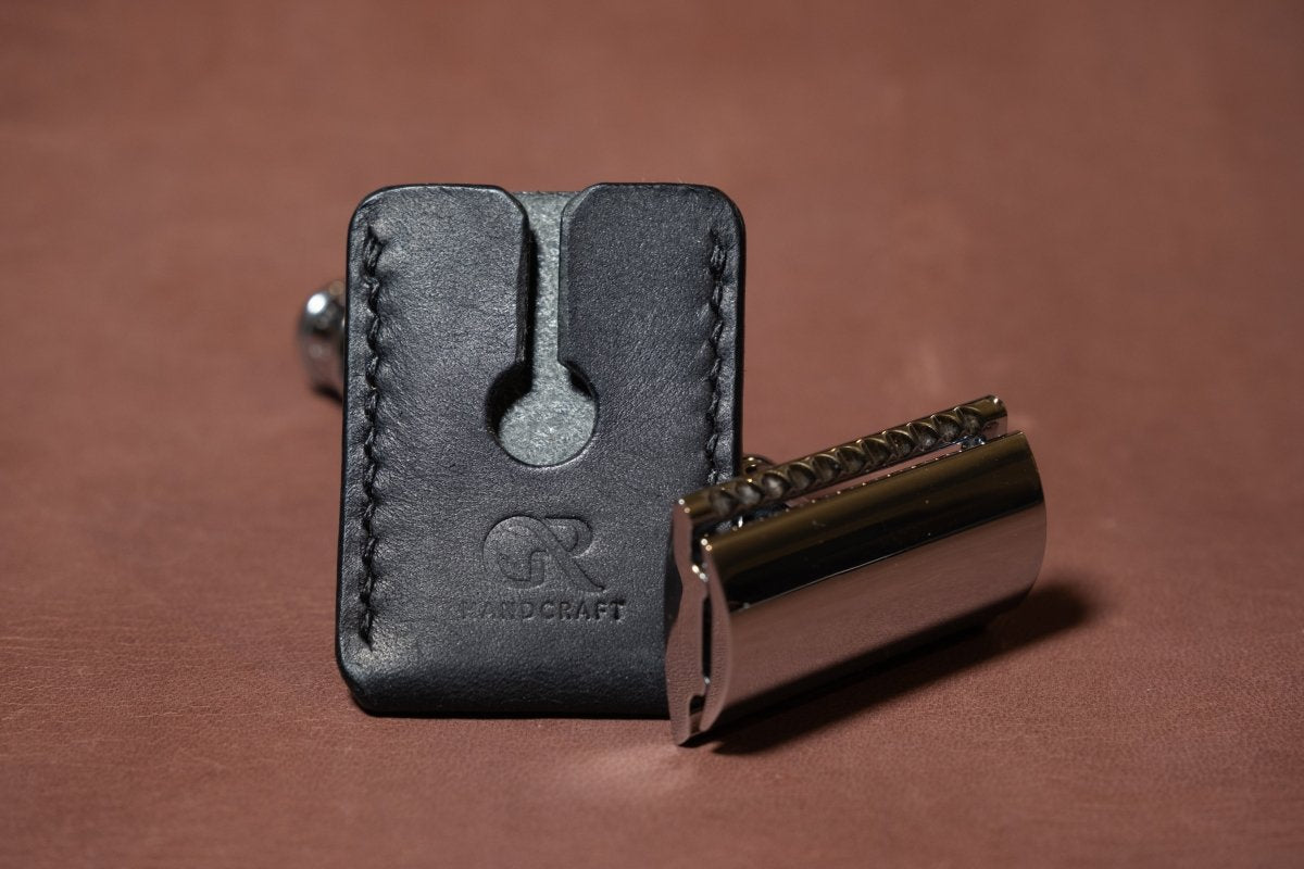Leather Safety Razor Cover - GRHandcraft