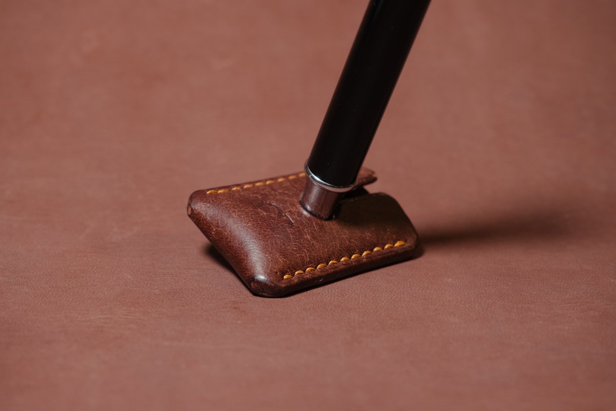 Leather Safety Razor Cover - GRHandcraft