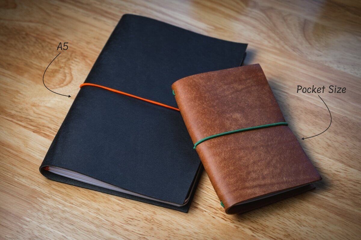 A4 Leather Notebook Cover - GRHandcraft
