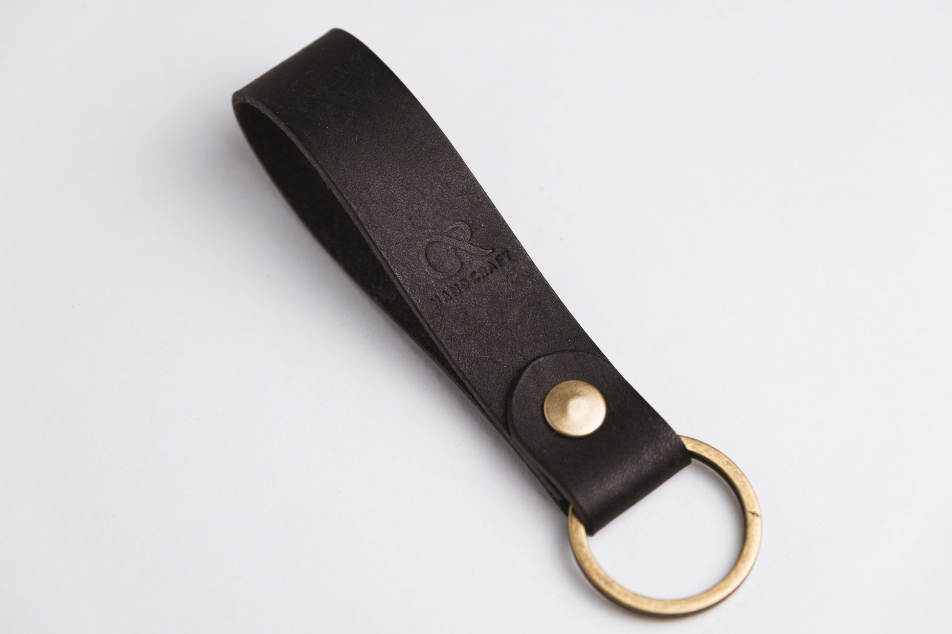 Leather Keychain, Keyring GRHandcraft