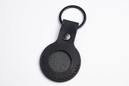 Leather AirTag Keychain Case - GRHandcraft