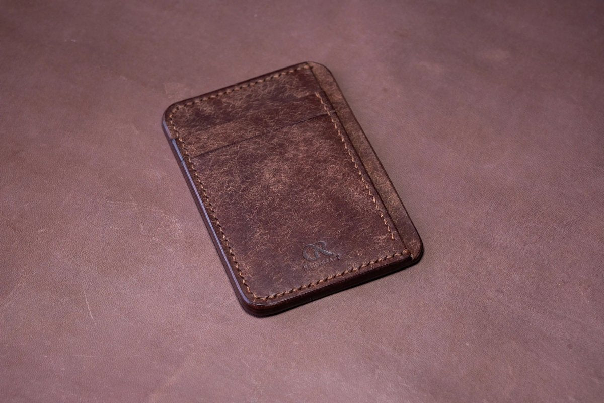 Leather Card Holder Wallet - No2 - GRHandcraft