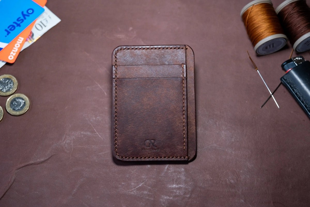 Leather Card Holder Wallet - No2 - GRHandcraft
