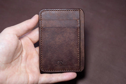 Leather Card Holder Wallet - No2 - GRHandcraft