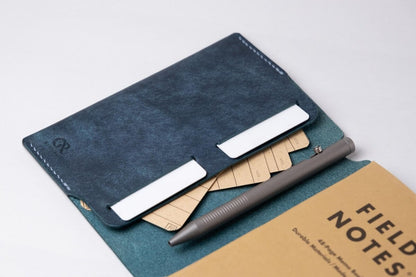 Leather Field Notes Cover - Moleskine Cahier Pocket Cover - GRHandcraft