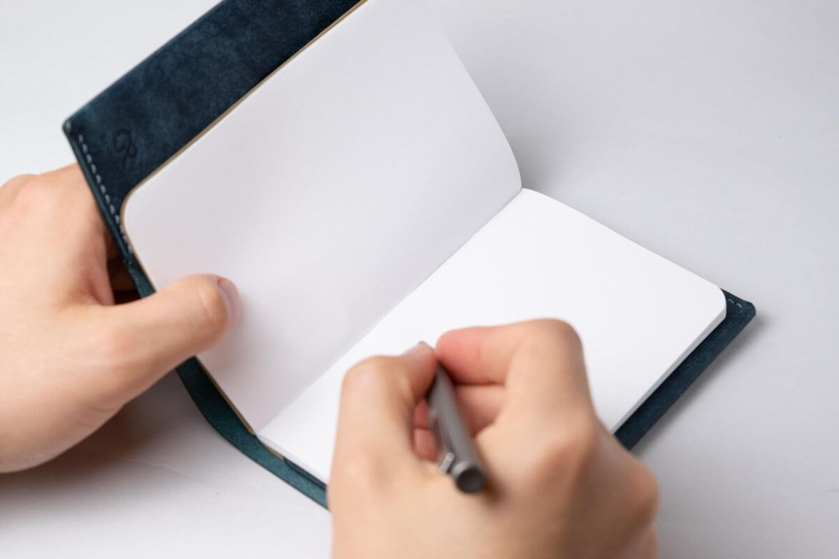 Leather Field Notes Cover - Moleskine Cahier Pocket Cover - GRHandcraft
