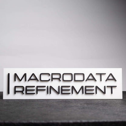 Macrodata Refinement Wall Sign – Severance TV Show – Lumon Industries Inspired 3D Printed Decor - GRHandcraft