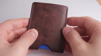 Single pocket card holder - Vertical