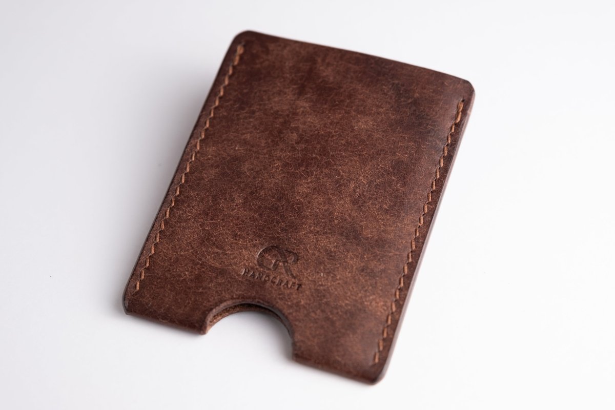 Single pocket card holder - Vertical - GRHandcraft