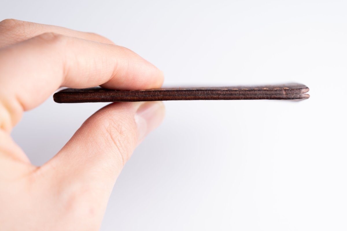 Single Pocket Leather Card Holder - GRHandcraft