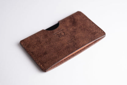 Single Pocket Leather Card Holder - GRHandcraft